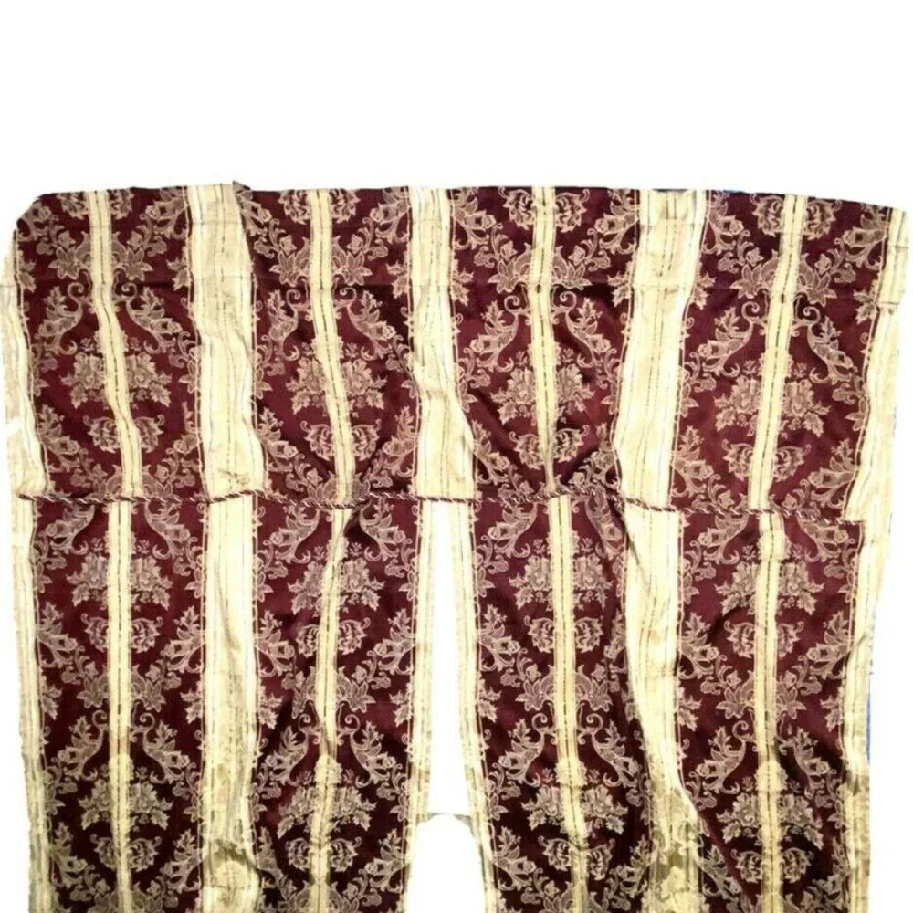 Complete Luxury Window Treatment Curtains Valances